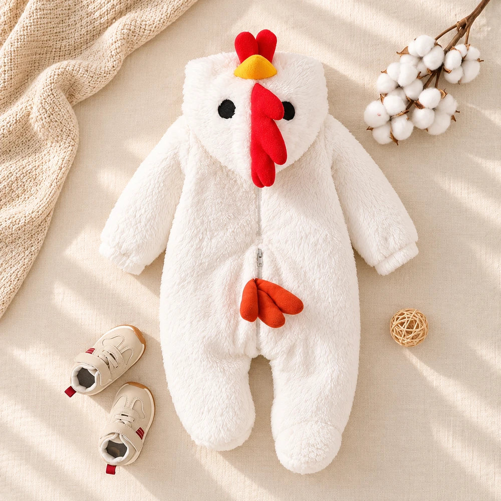 🐥ChickiLumi™ – Flauschiger Küken-Overall